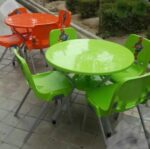 میز و صندلی تاشو پلاستیکی - Image 4