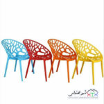 صندلی شاخ و برگی باغی پلاستیکی غذاخوری