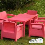 مبل حصیری ناهارخوری و غذاخوری کد 399