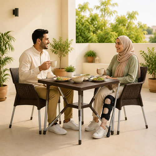 میز و صندلی ناهارخوری پلاستیکی