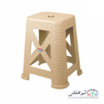 چهارپایه پلاستیکی حصیری
