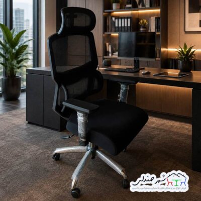 صندلی چرخدار مدیریتی فوق ارگونومیک تنفسی